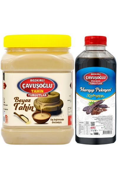 Bozkırlı Çavuşoğlu دبس الطحينة الأبيض 930 جرام الخروب (HARNUP) 1000 جرام