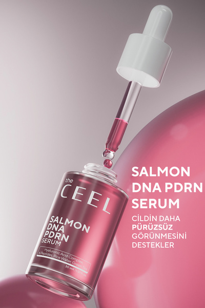 The Ceel Somon DNA PDRN Yüz Serumu – Pirinç Suyu, Hyaluronik Asit ve Peptit K...