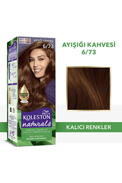 Wella Koleston Naturals 6/73 Ayışığı Kahvesi Saç Boyası