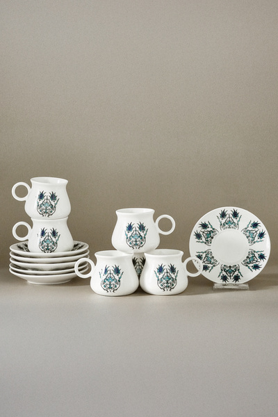 Karaca Bursa Комплект 6 чаши за кафе 90 мл