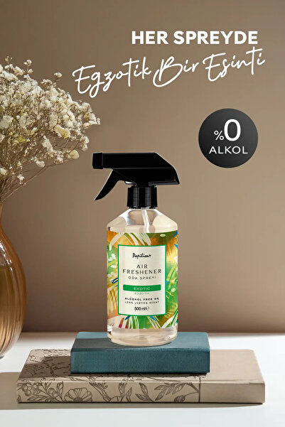 Papilion Egzotik Sprey Oda Kokusu 500 ml – Uzun Süre Kalıcı Ferahlatıcı Ortam...