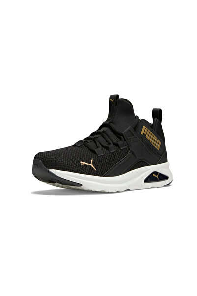 Puma حذاء Enzo 2 Revamp من Puma للنساء، باللونين الأسود والذهبي