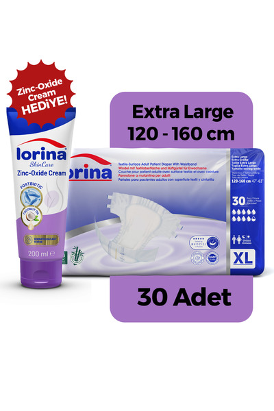 LORİNA Lorina Bel Bantlı Xl 30’lu - Bariyer Kremi Hediyeli