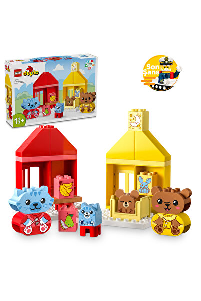 LEGO Duplo Moje první denní rutiny - Stavebnice pro čas jídla a spánku 10414,...