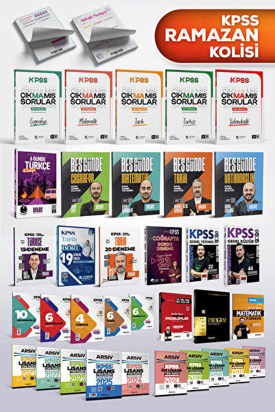 Marka Yayınları 2026 KPSS RAMAZAN PAKETİ KOLİSİ Genel Yetenek Kültür | Soru D...