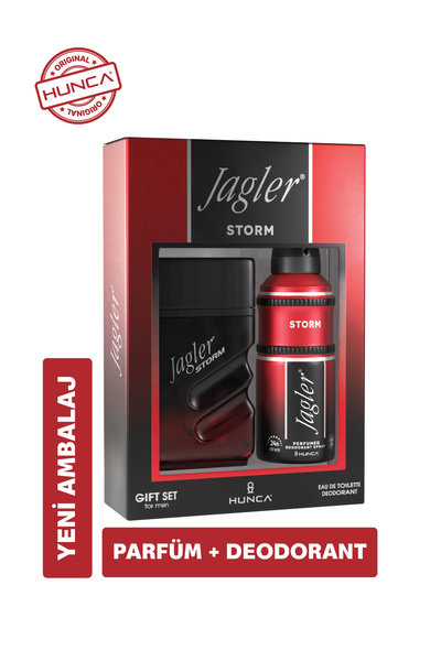 Jagler Storm Erkek Parfüm Seti ( Edt Parfüm 90 ml & Deodorant 150 ml )