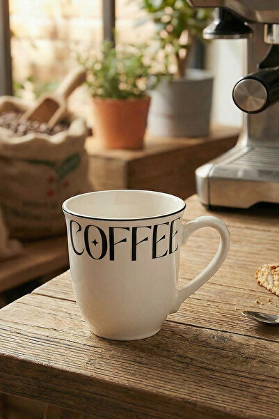 TRENDYOLMİLLA HOME Чаша за кафе Morning Coffee Design 11 см 530 мл TPHSS26UP0...