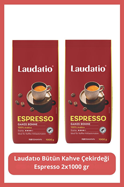 Laudatio Bütün Kahve Çekirdeği Espresso 1000 gr X2 Adet