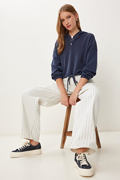 Happiness İstanbul Kapüşonlu Modal Sweatshirt