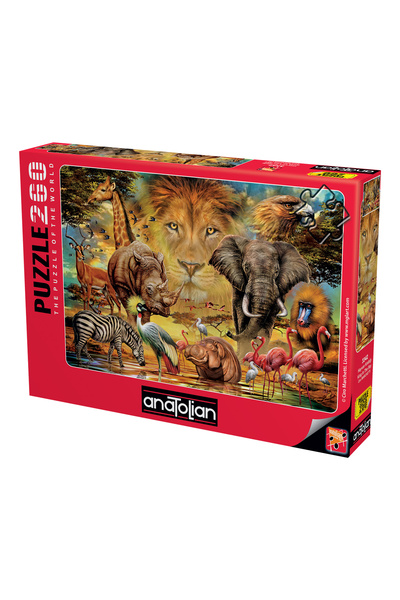 Anatolian Puzzle 260 XL Parça Yapboz Puzzle - Hayvan Krallığı 3342