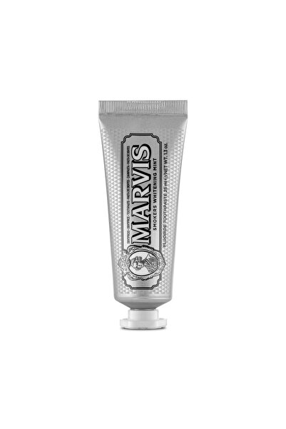 Marvis Smokers Whitening Mint 25 ml – Sigara İçenler İçin Doğal Beyazlık