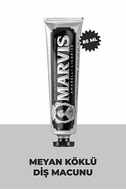Marvis Amarelli Licorice Meyanköklü Diş Macunu 85 ML