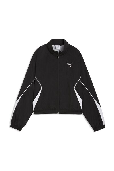 Puma Felnőtt; Női; Szőtt dzsekik; Laza szabású, hosszú ujjú; fekete; Puma Shu...