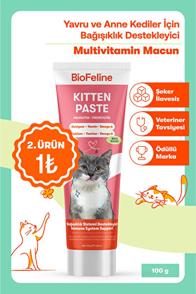 BioFeline Büyüme ve Enerji İhtiyacı Destekleyici Yavru ve Anne Kediler İçin M...