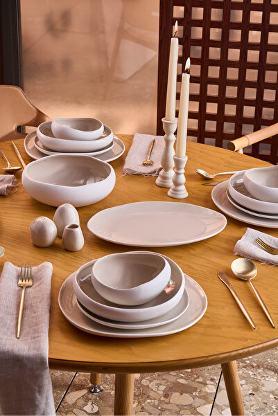 Karaca Earth Collection Cupid 55 Parça 12 Kişilik Yemek Takımı