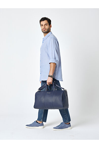 Pierre Cardin Unisex Lacivert Klasik Model Geniş Hacimli Ayarlanabilir Askılı...