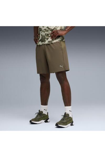 Puma M PWRTRAIN FABRIC MIX SHORT Verde Loden
