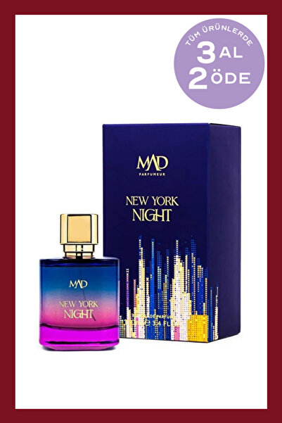 Mad Parfüm Mad New York Night 100 ml Kadın Parfüm | Oriental . Çiçeksi . Cazi...