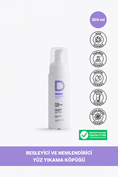 Dermoskin Yüz Yıkama Köpüğü 200ml - Her Cilt Tipine Uygun
