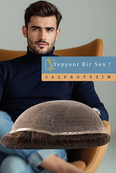 SACPROTEZİM Protez Saç Falugnaft 8X10 Renk 1b Ince Telli Her Yöne Taranabilen...