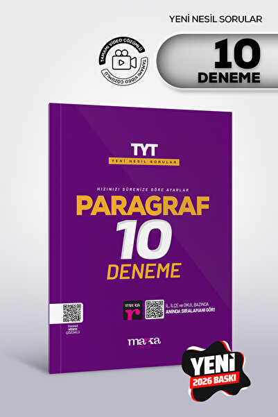 Marka Yayınları TYT 2026 Paragraf 10 Deneme Yeni Nesil