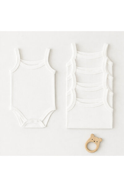 TRENDYOLKIDS بدلة بيضاء للجنسين مكونة من 6 قطع TKDSS26ZO00002