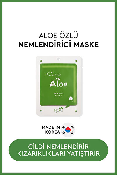 Mjcare On Aloe Vera Özlü Yüz Maskesi