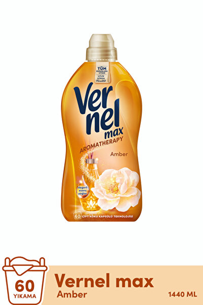 Vernel Max Konsantre Çamaşır Yumuşatıcısı 1440ml (60 YIKAMA) Amber