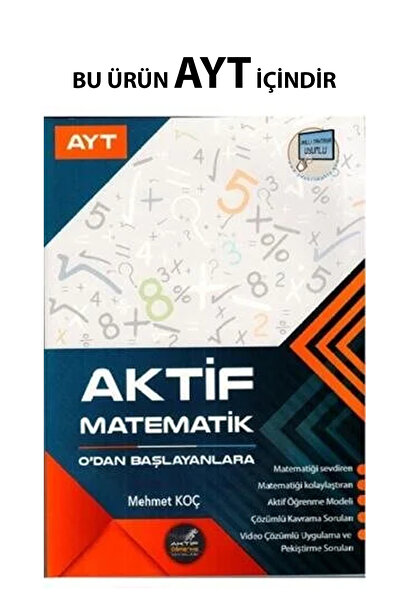 Bilgi Sarmal Yayınları Ayt Aktif Matematik 0 Dan Başlayanlara AYT Aktif Öğren...