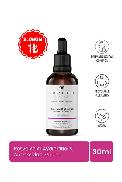 Jeuvenile Resveratrol %3 Serum – Antioksidan / Onarıcı & Koruyucu, Hyaluronik...