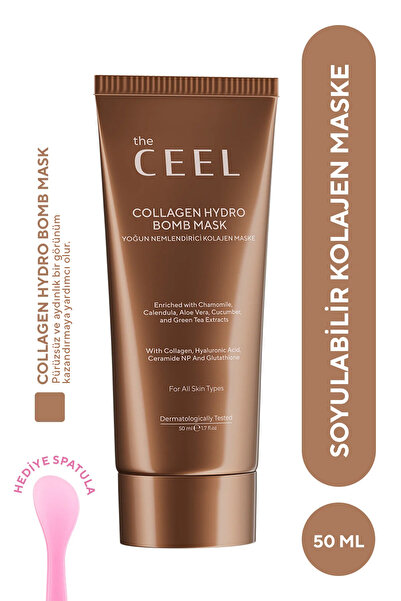 The Ceel Soyulabilen Kolajen Maske Glutatyon, Ceramide Np ve Yeşil Çay Özlü 5...