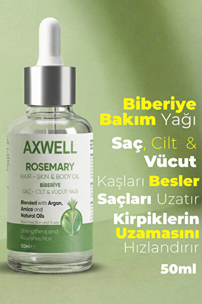 AXWELL Biberiye Yağı Complexi Saç Dökülmesi ve Yıpranmış Saçlar için Hızlı Sa...