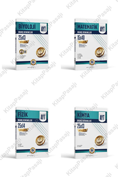 Apotemi Yayınları Ayt Fizik, Kimya, Biyoloji, Matematik Branş Denemeleri 2026