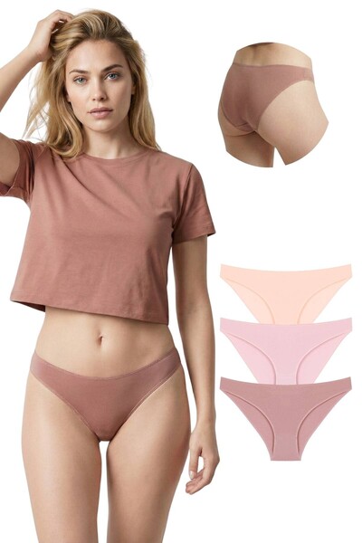 Newlilla 10010 Slip 3-Piece Bikini Panties Pack 10010-v6