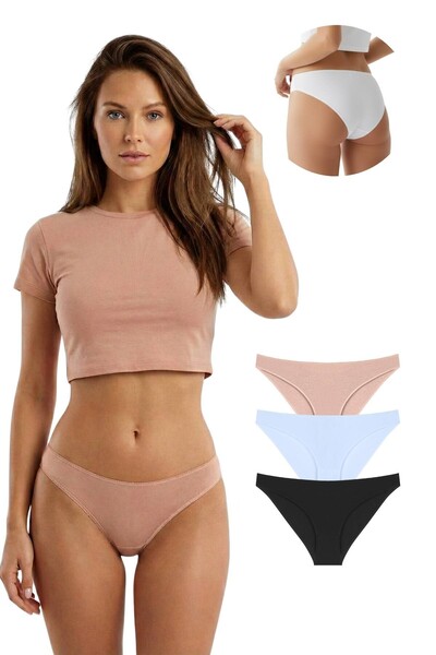 Newlilla 10010 Slip 3-Piece Bikini Panties Pack 10010-v4