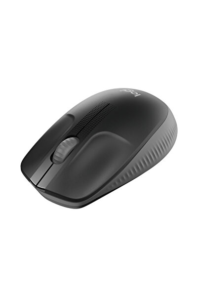 logitech M190 Büyük Boy USB Alıcılı 1000 DPI Kablosuz Mouse, Koyu Gri 910-005905