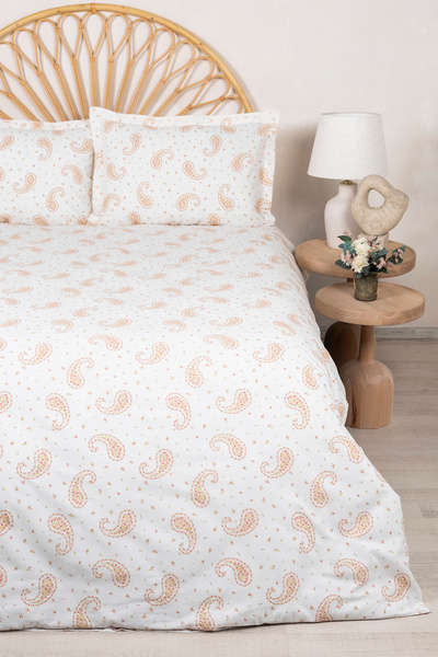 TRENDYOLMİLLA HOME Double Size Shawl Patterned Duvet Cover Set Without Sheets...