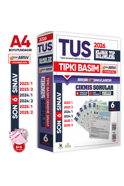 İnformal Yayınları 2026 TUS Klinik Tıp Bilimleri ÖSYM Çıkmış Soru Tıpkı Basım...