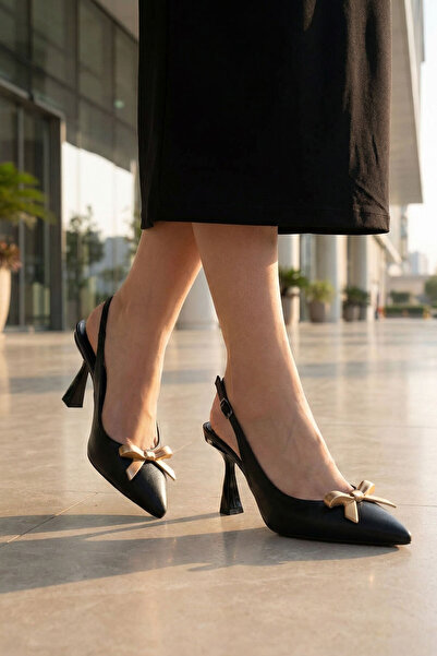 SOHO Black Women's Classic Heeled Shoes 21291