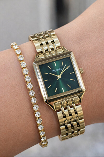 Homies KADIN KOL SAATİ ORJİNAL HEDİYELİK KUTUSU VE BİLEKLİK HEDİYELİ.HBHR6733