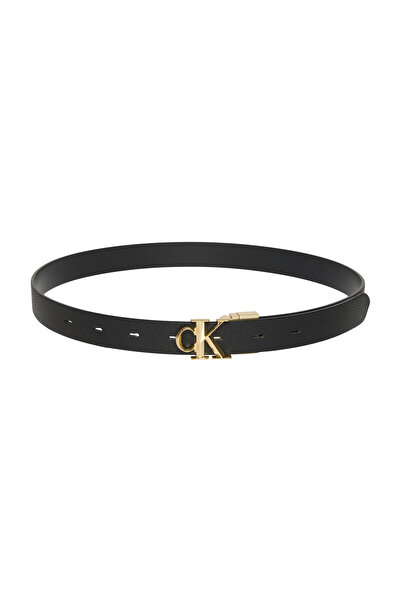 Calvin Klein Belt Women / Girls Black / Ant Lt Gold