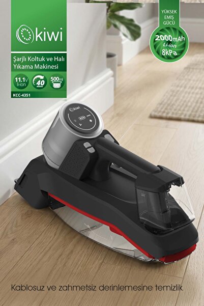 Kiwi Şarjlı Koltuk ve Halı Yıkama Makinesi Portatif Taşınabilir Araç İçin Uyg...
