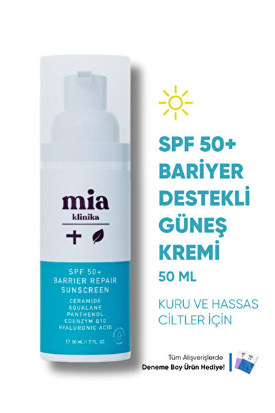 mia klinika Bariyer Güçlendirici Nemlendirici Güneş Kremi