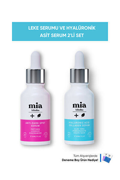 mia klinika Hyalüronik Asit Ve Kolajen Serum 30 ml 2'li Set