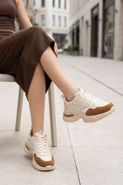 SOHO Bej-Taba Kadın Sneaker 21272