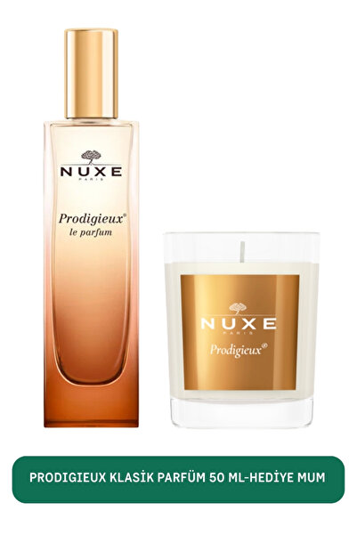 Nuxe Prodigieux Klasik Parfüm 50 ml + Hediye Mum