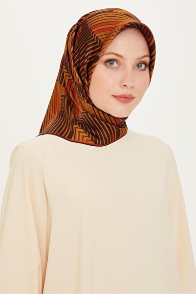 Armine Шал от чиста коприна с геометричен мотив 9218D 83 05