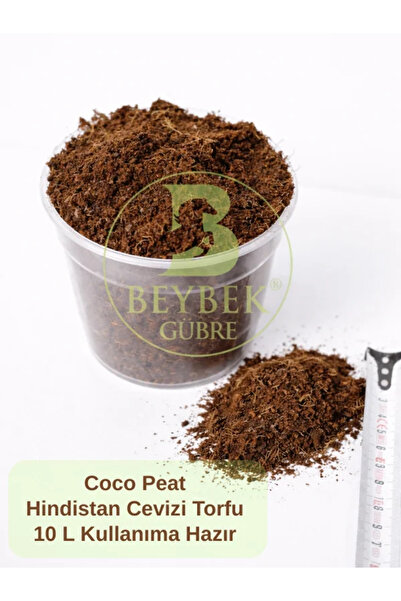 Beybek Gübre Hindistan Cevizi Torfu Coco Peat Kullanıma Hazır 10 l