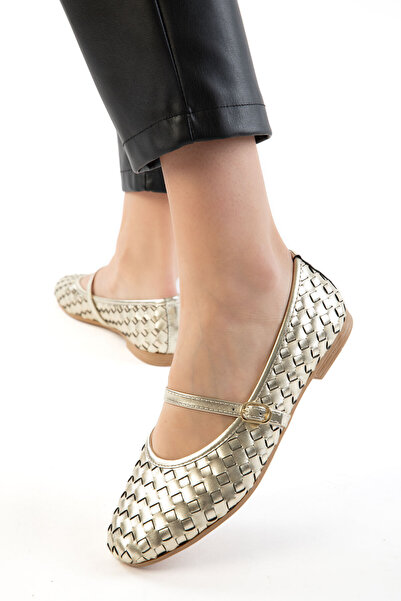 SOHO Balerini aurii pentru femei 21351