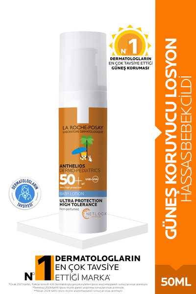 La Roche Posay Anthelios Baby Milk Spf50+ Güneş Koruyucu 50 ml